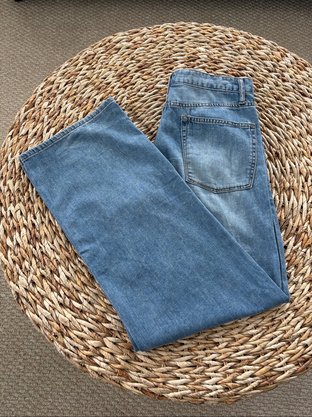 Oat NY Cloud Luxe High Rise Wide Leg Jean - Picture 4 of 14